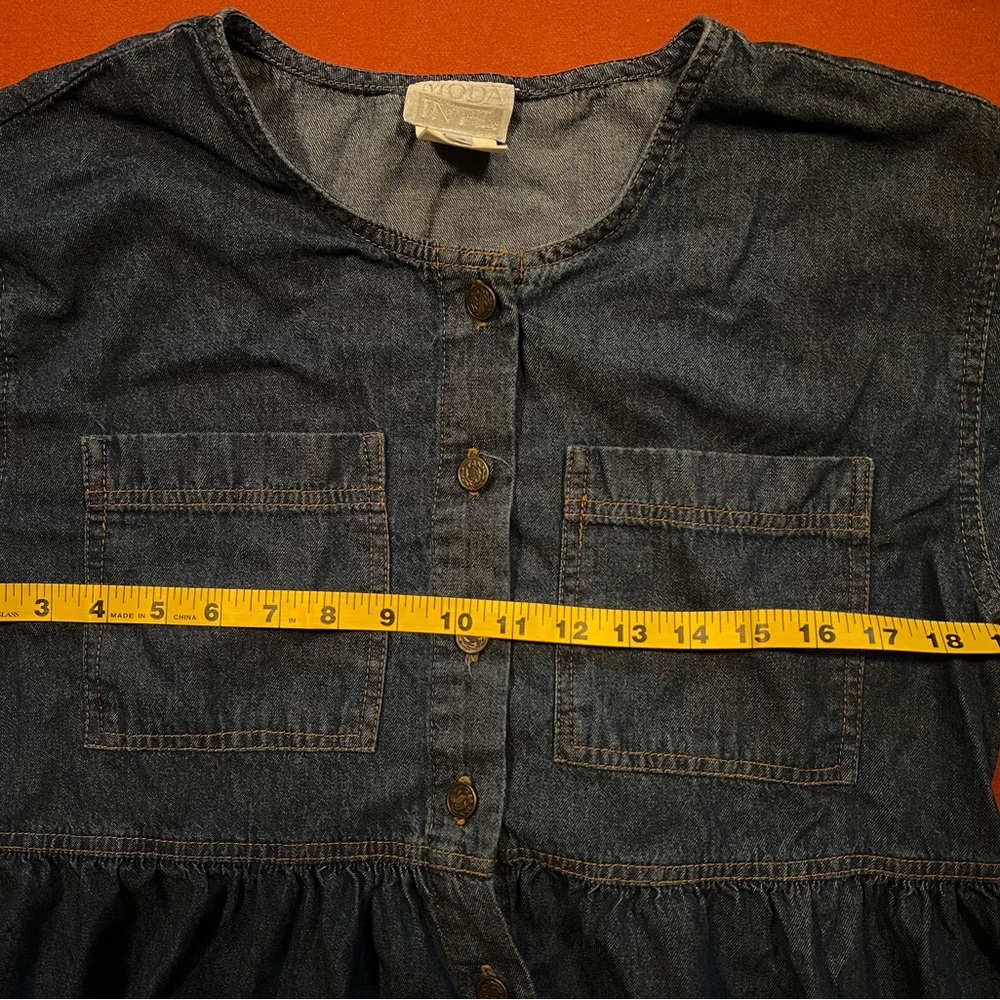 Moda Indigo Denim Maxi Dress - Picture 4 of 5